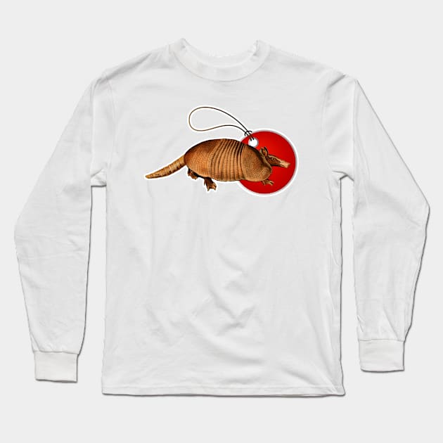 Armadillo with tag Long Sleeve T-Shirt by Marccelus